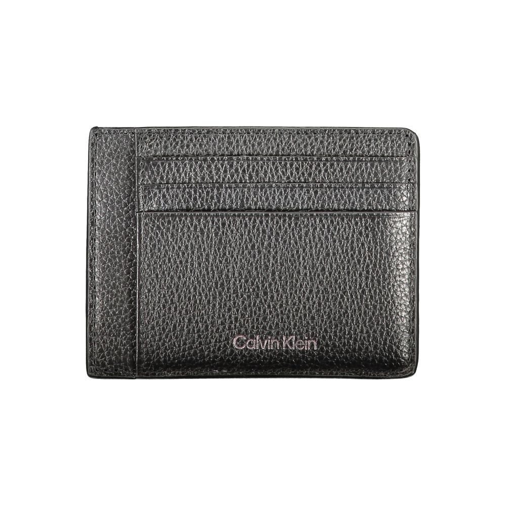 

Кожаный мужской кошелек Calvin Klein, черный