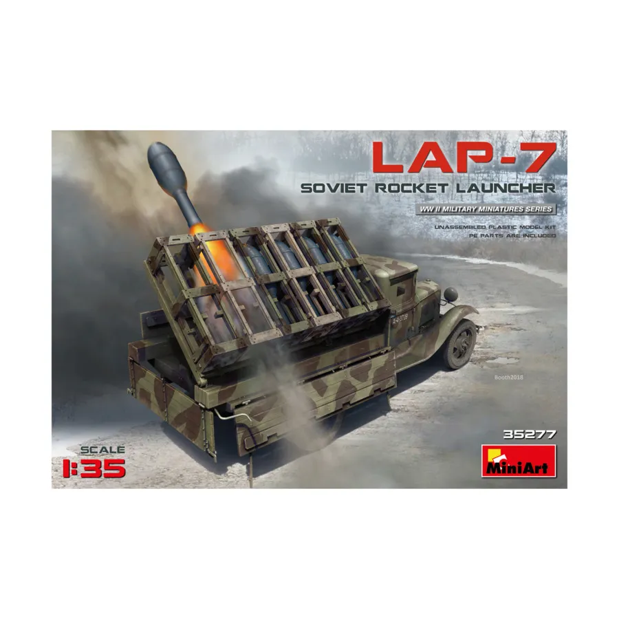 

Советская ракетная установка LAP7, WWII Military Miniatures Series (1:35) (MiniArt Models)