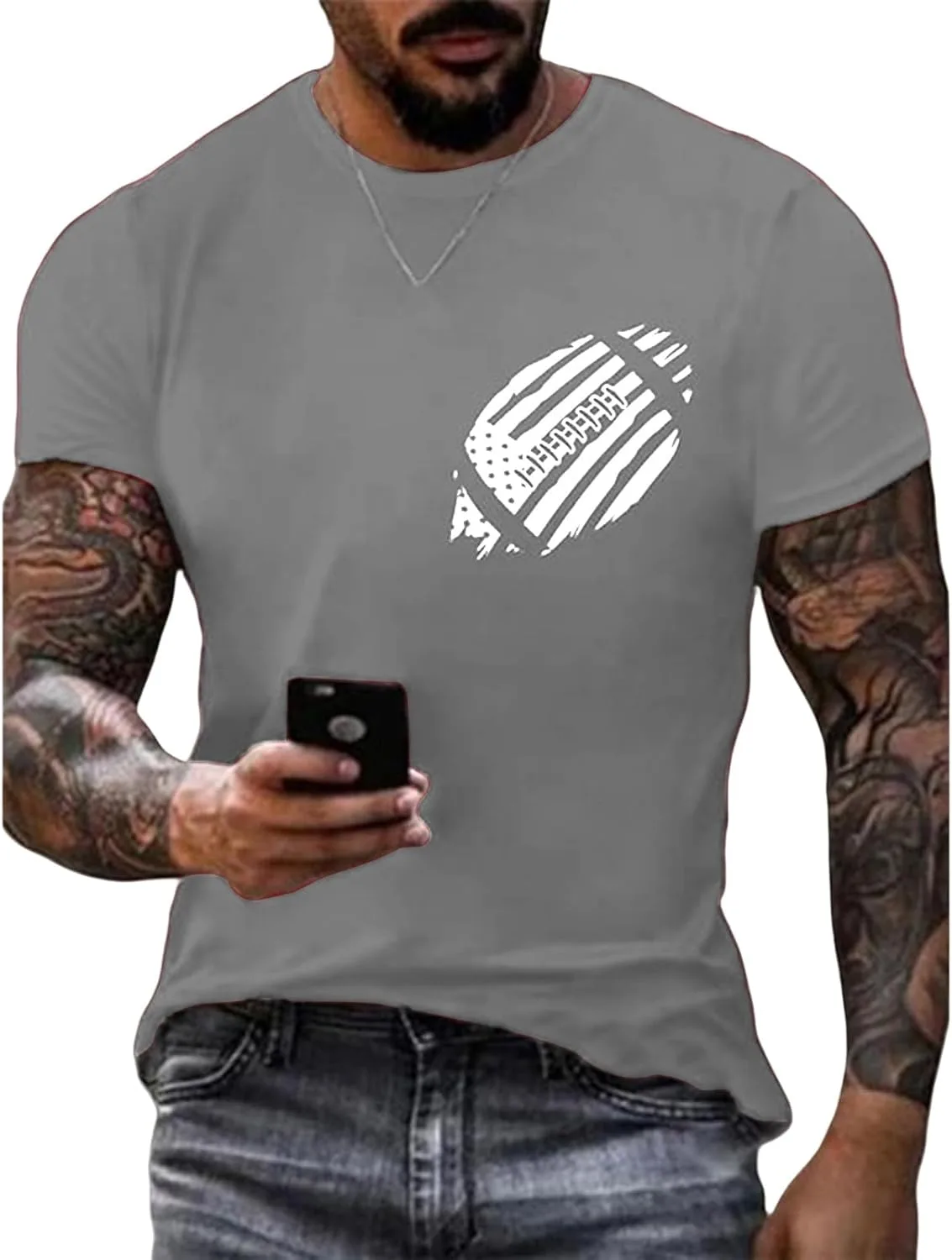 

Футболка мужская Game Day с принтом RSZGSWS