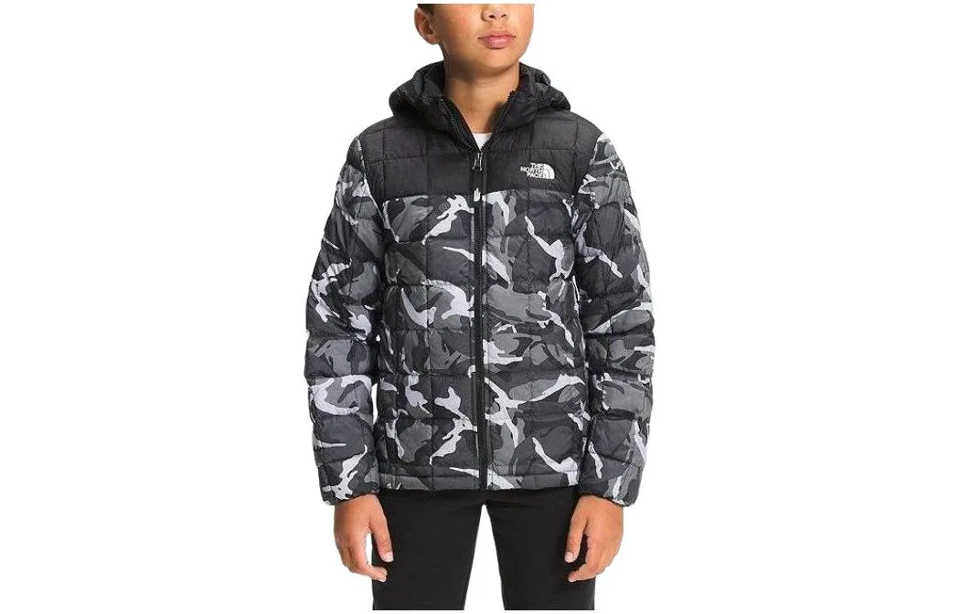THE NORTH FACE Утепленная куртка Baltoro черно-серая детская
