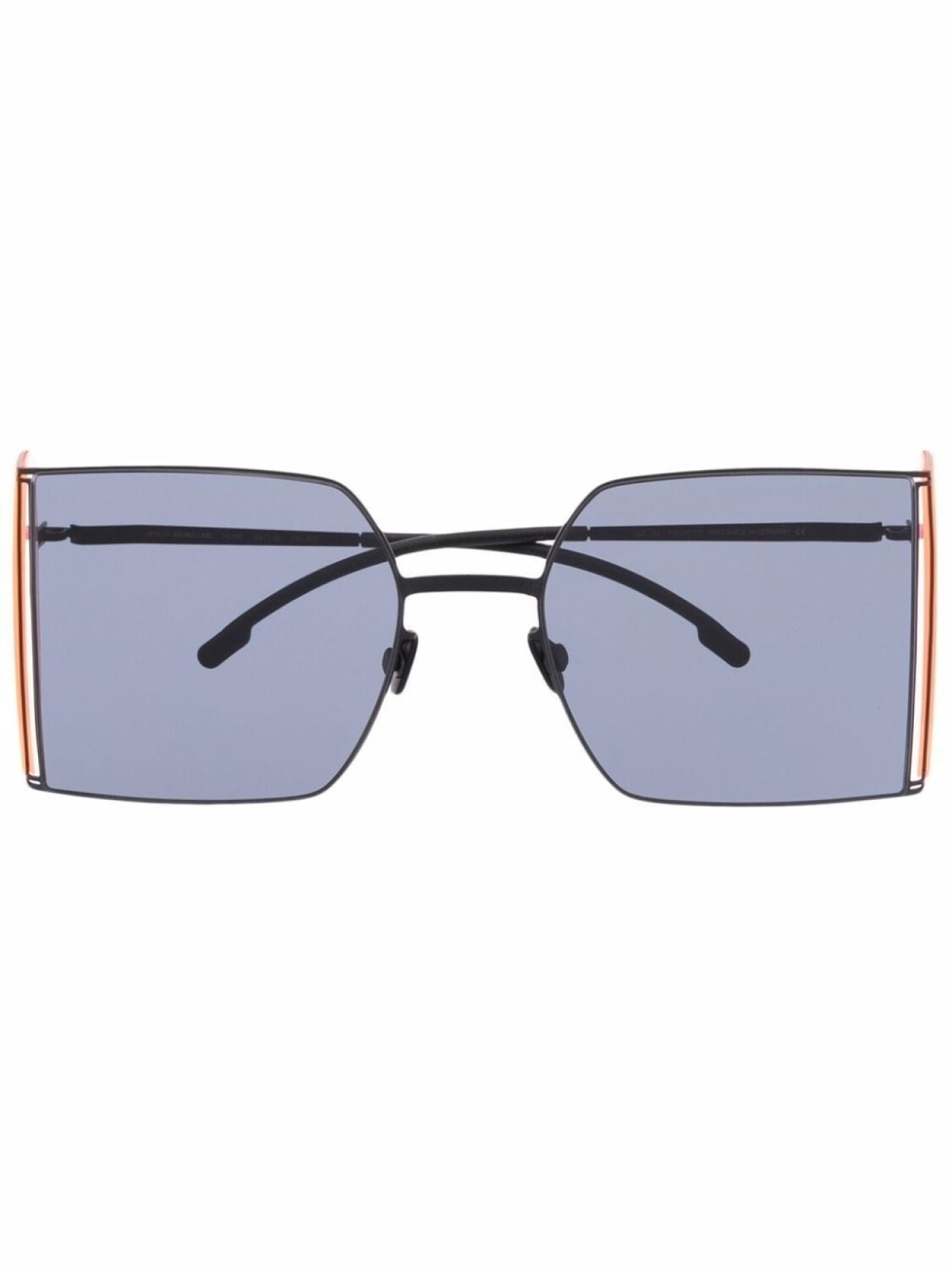 

Mykita солнцезащитные очки-пилоты из коллаборации с Helmut Lang, черный