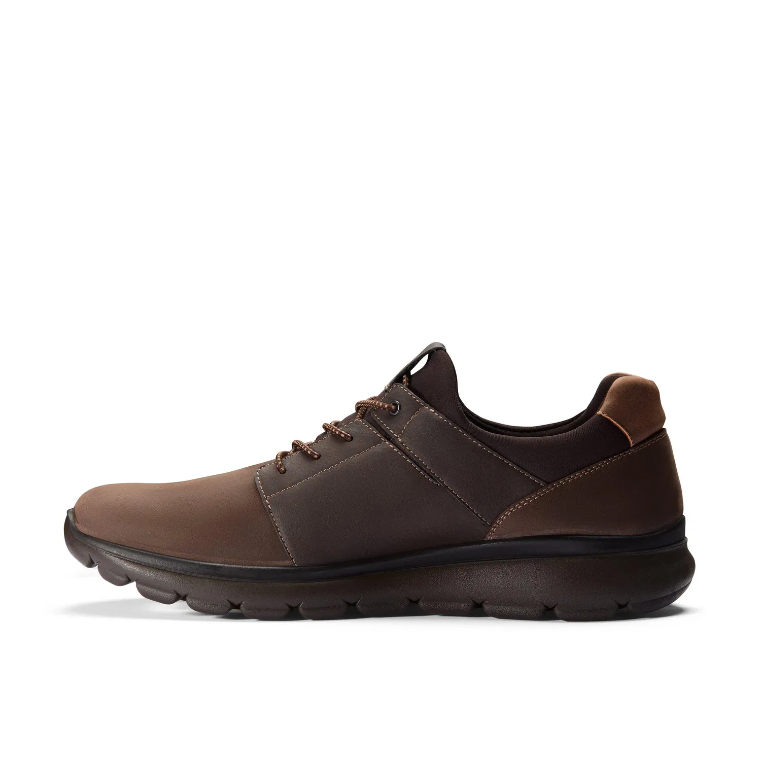 Кроссовки мужские на шнуровке Clarks Siena Easy, коричневый — фото 2