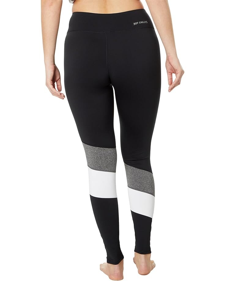 

Брюки Hot Chillys Micro Elite Chamois Color-Block Tights, цвет Black/Granite/White