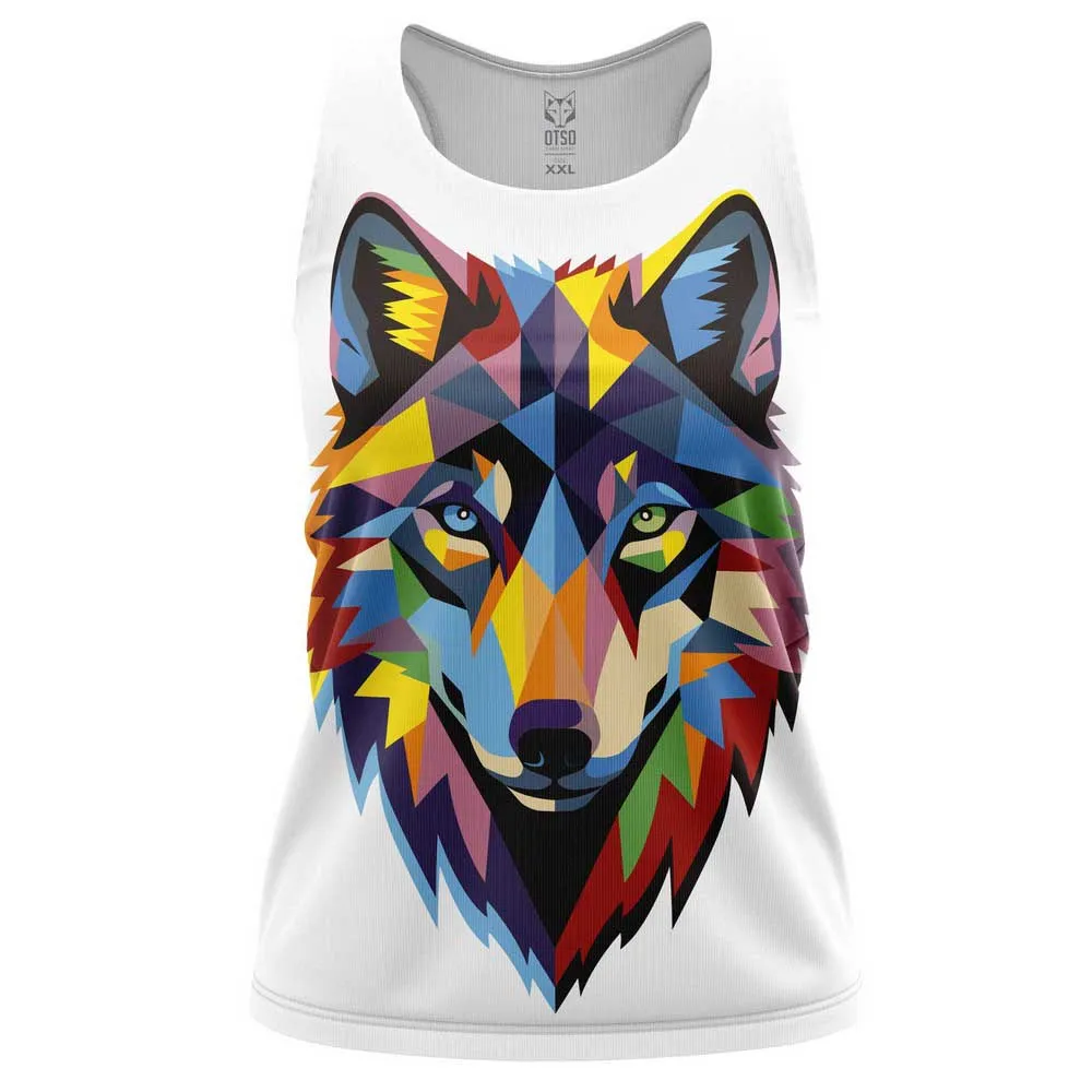 

Футболка без рукавов спортивная Otso Be A Wolf, белый