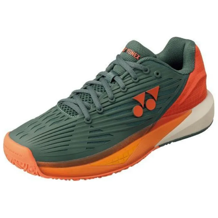 YONEX Power Cushion Slip Resistant Abrasion Resistant низкие теннисные кроссовки Unisex Dark Green Orange