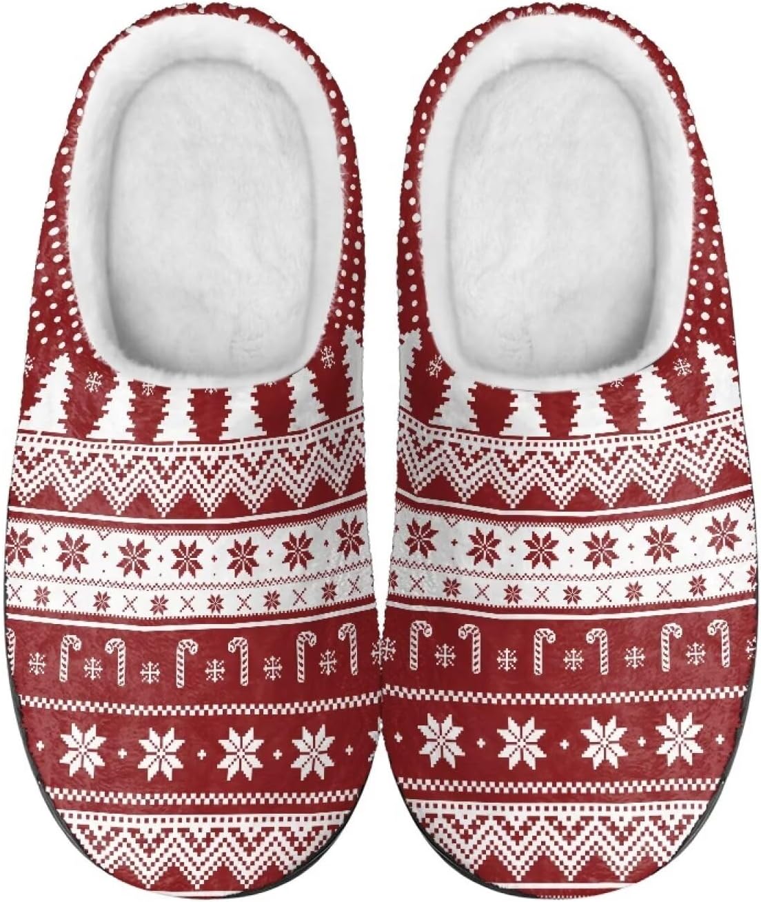 

Мужские и женские плюшевые тапочки, фланелевые теплые мягкие уютные тапочки, домашняя обувь для спальни/улицы, размеры 3-15 Zcfygdx, красный