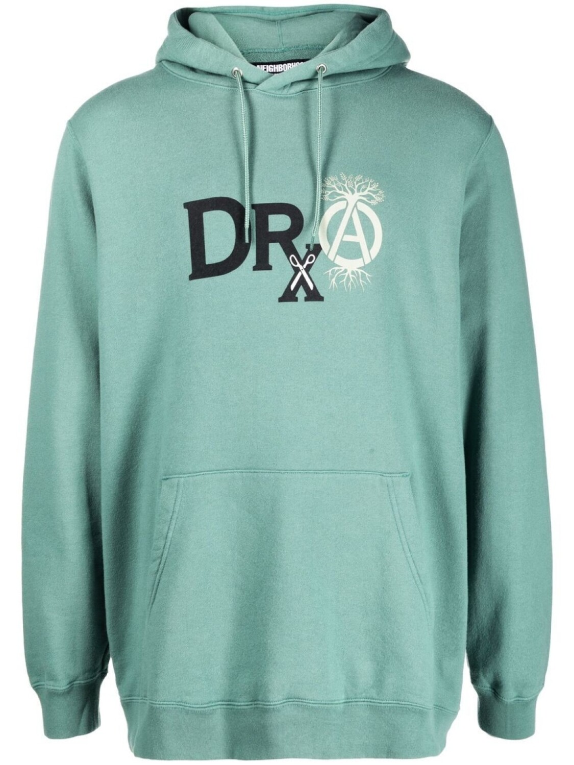 

Neighborhood худи с логотипом из коллаборации с DRXSRL, зеленый