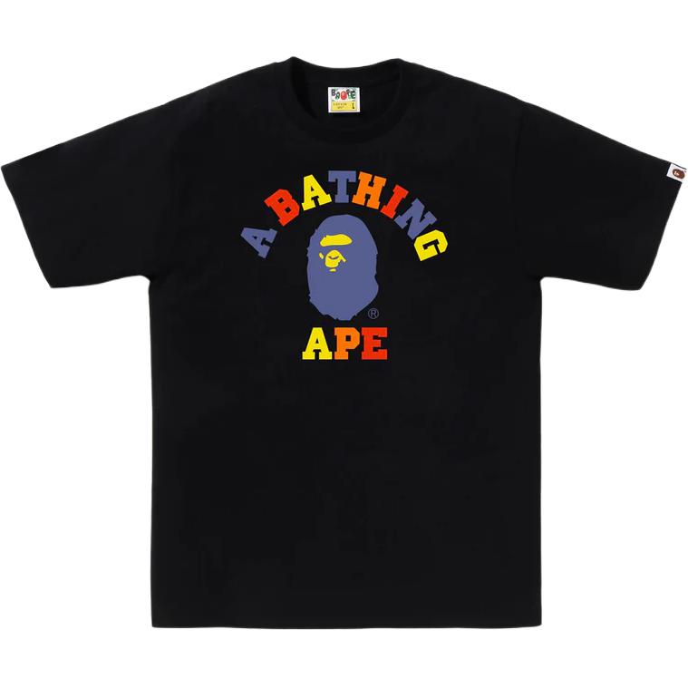 

Bape Colors College футболка A BATHING APE, черный