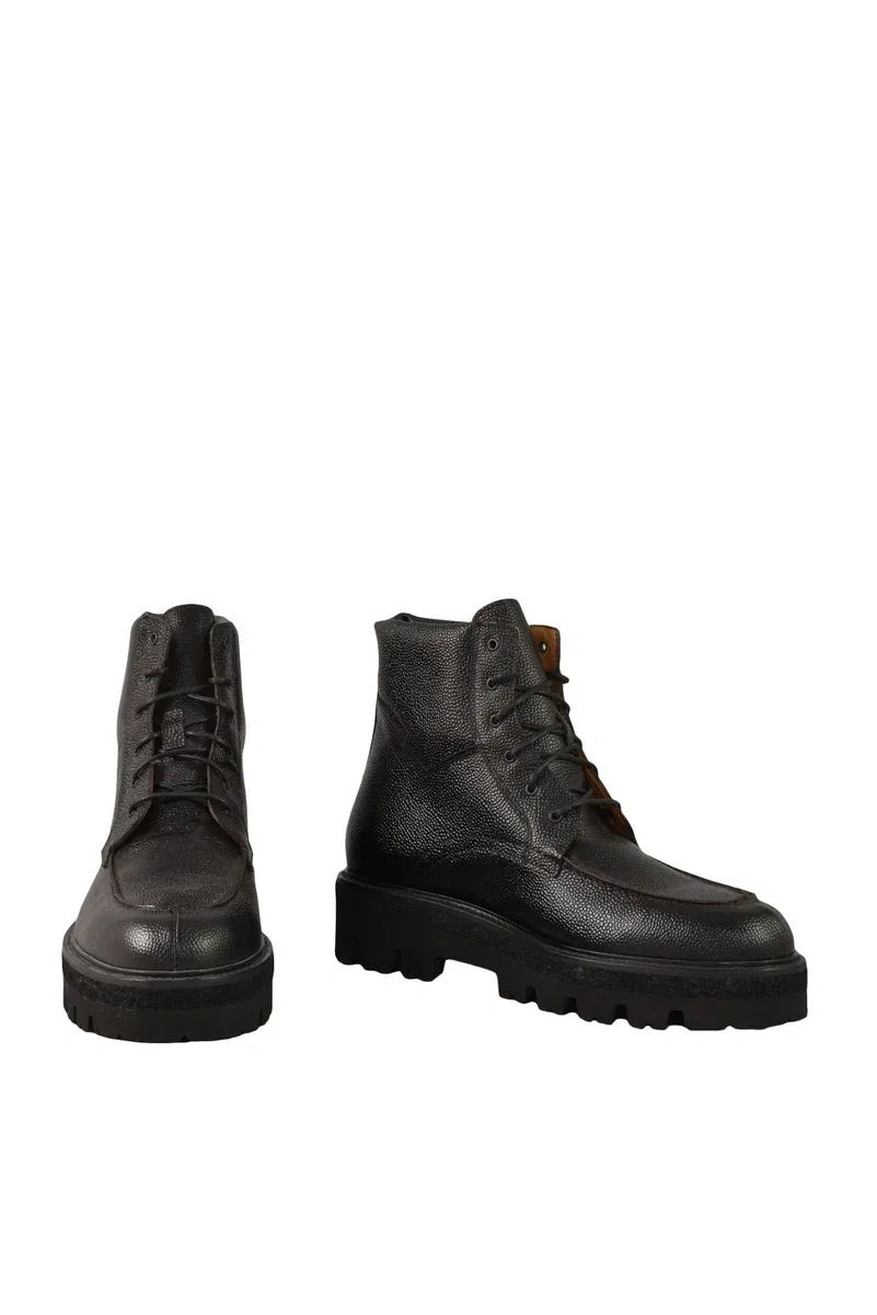 MANIFATTURE ETRUSCHE Leather Shoes - Black — фото 2
