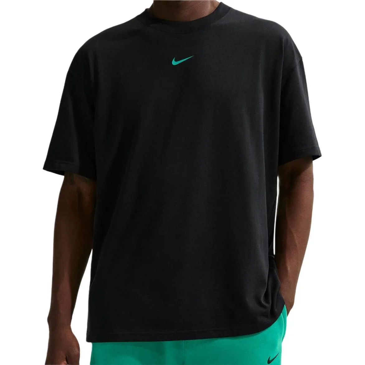 Nocta мужская футболка Nike, черный/neptune зеленый
