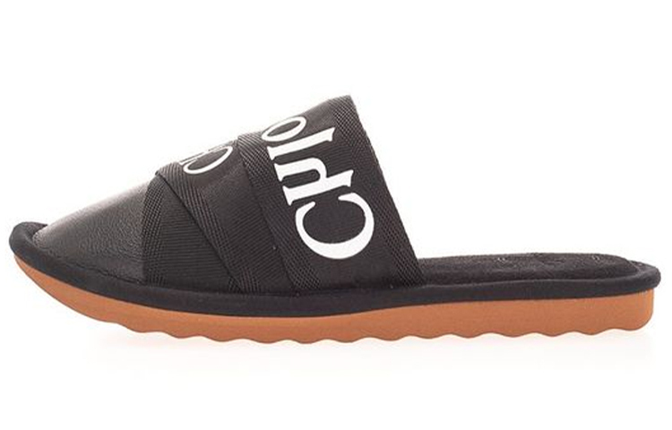 Chloe Сланцы на резиновой подошве женские черные Chloé