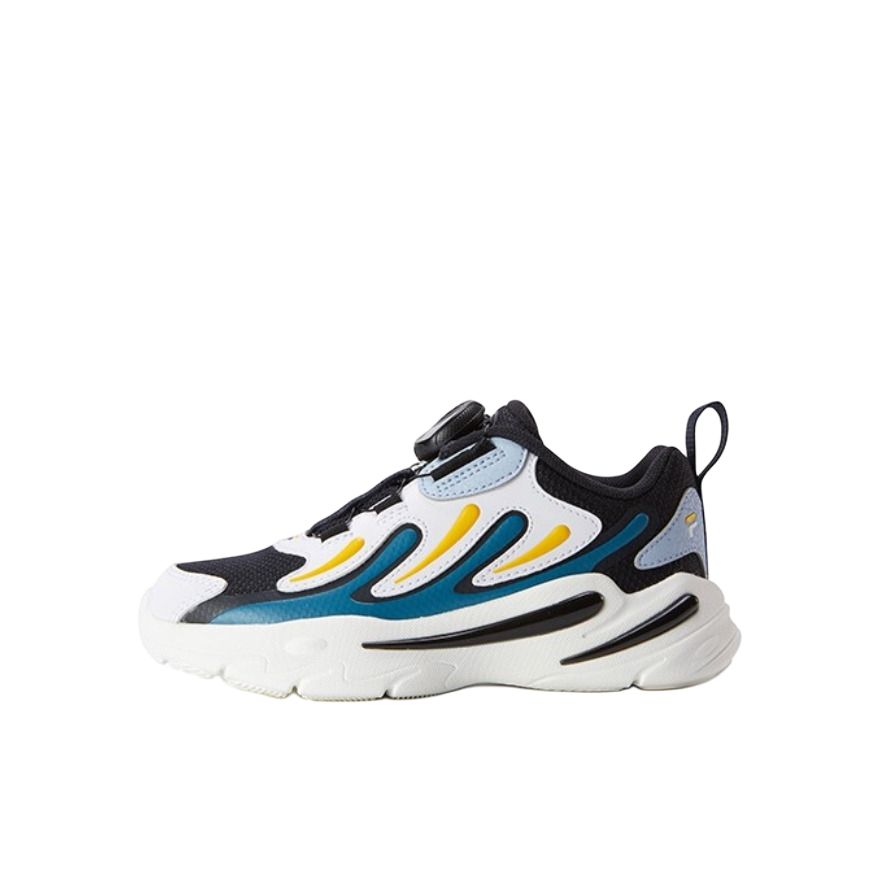 

FILA KIDS Кроссовки для дошкольников, противоскользящие и износостойкие, дышащие, низкие, синие, белые