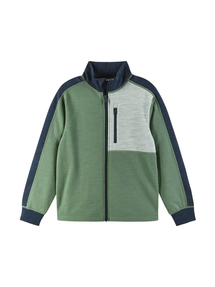 

Свитер с шерстью Мерин в цвете Зеленая глина Reima