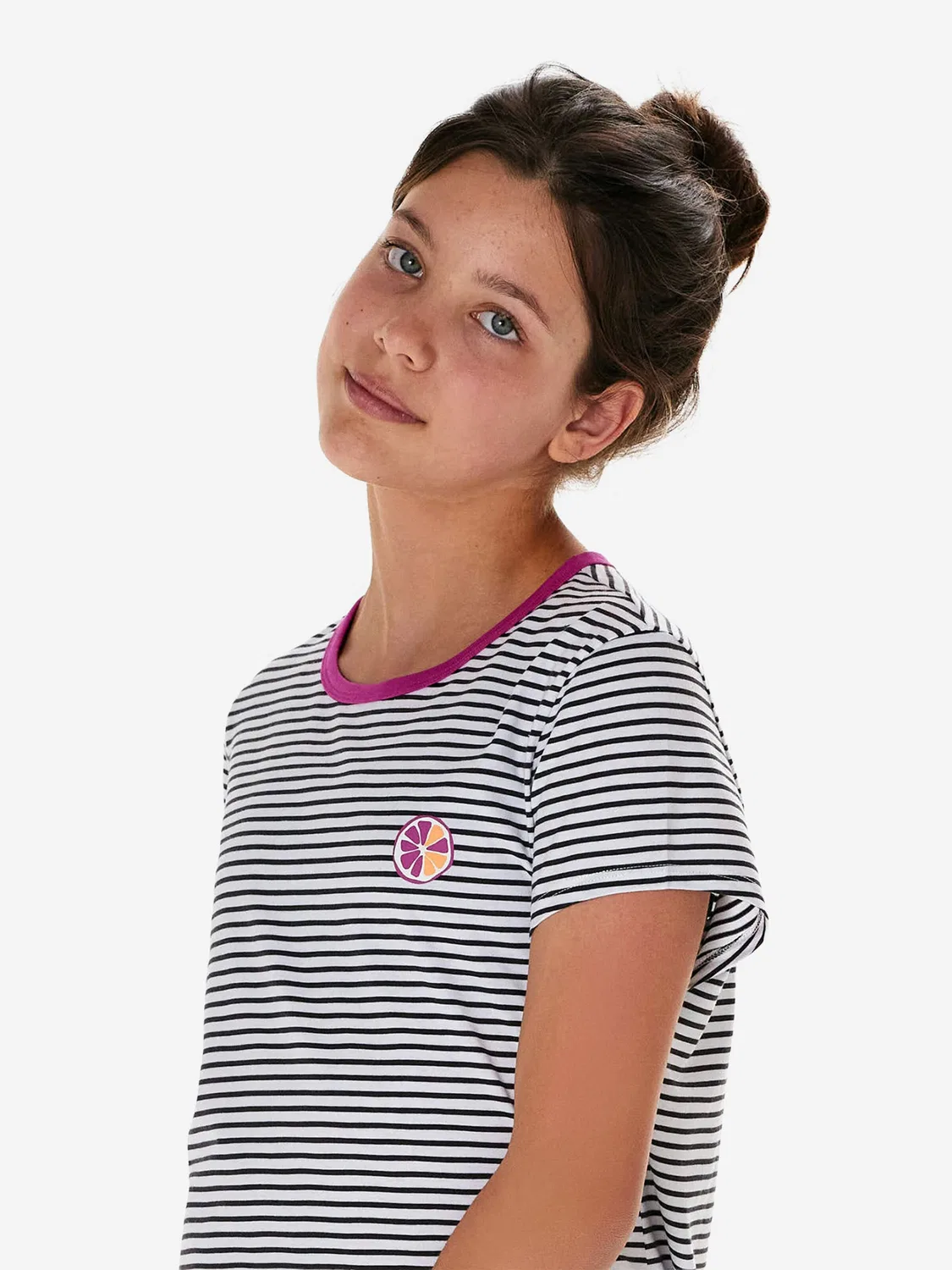 Пижама 'Ночная одежда' Schiesser, Pink/Black/Off White — фото 4
