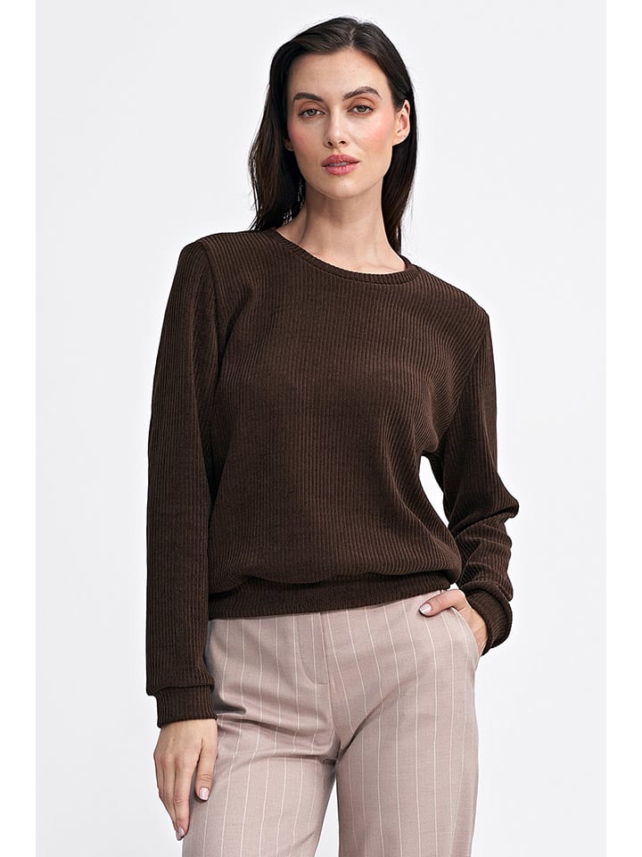 

Лонгслив Nife Longsleeve, коричневый