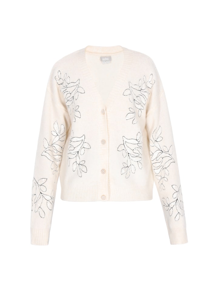 

Usha Женский кардиган кремового цвета