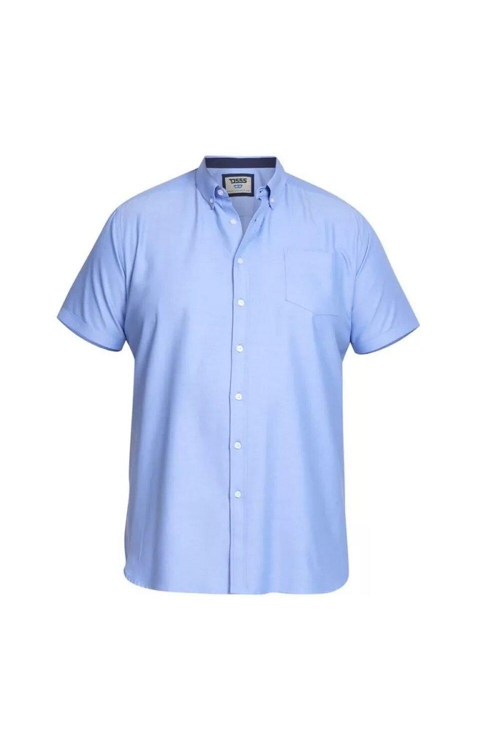 

D555 Рубашка с короткими рукавами James Oxford Kingsize Duke Clothing, синий