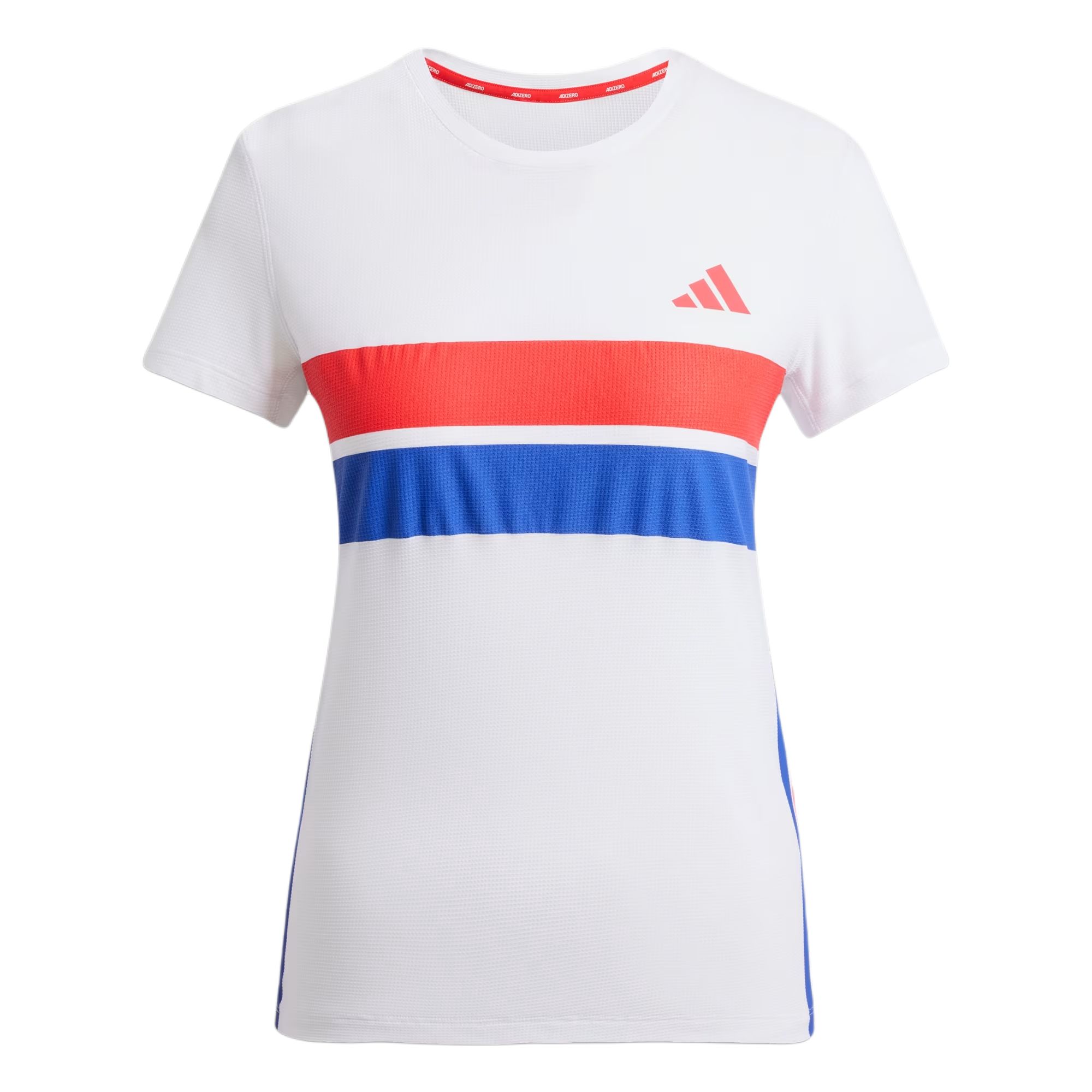 Бесплатная доставка с AdiClub Adizero Retro Running Tee Adidas, белый — фото 2