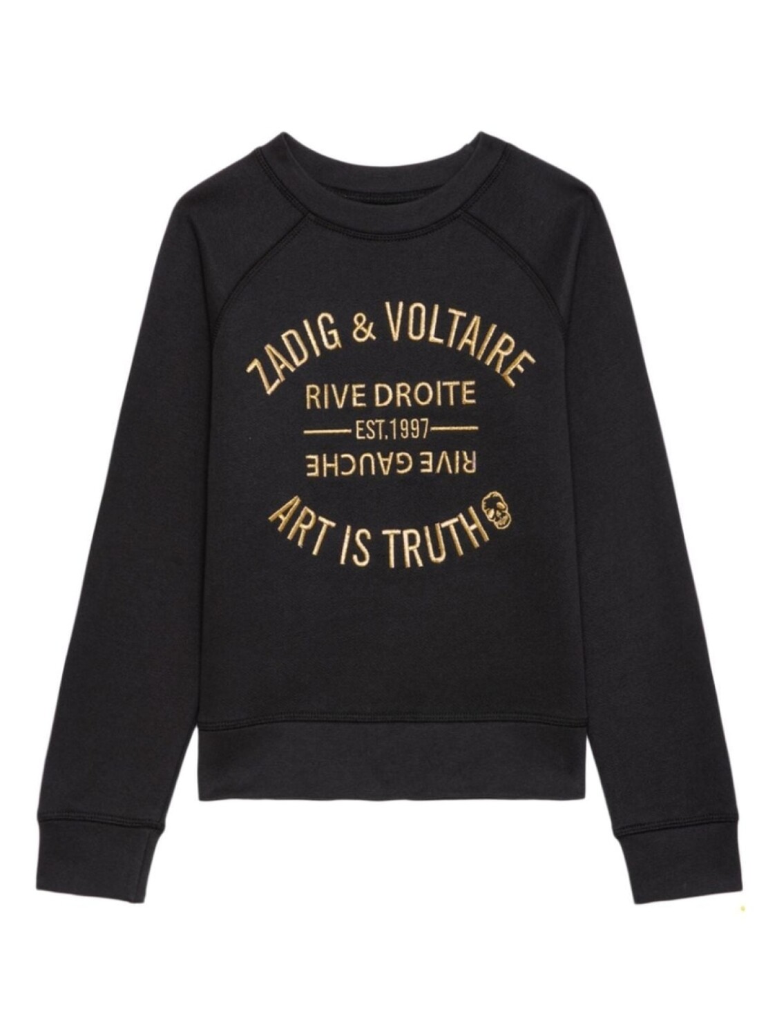 

Zadig & Voltaire Kids толстовка с логотипом, черный