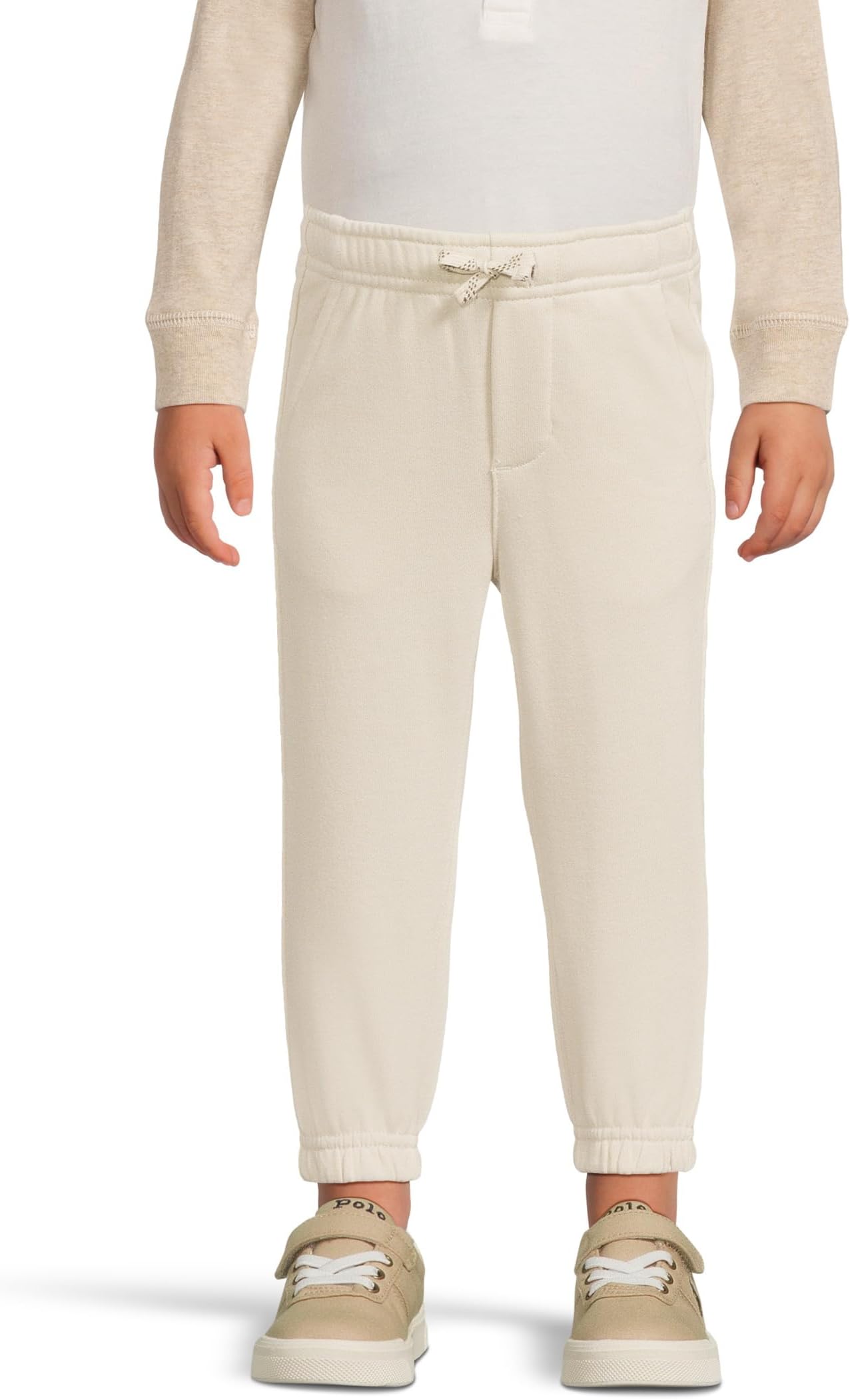 

Брюки-джоггеры из французского терри Janie and Jack, Ivory