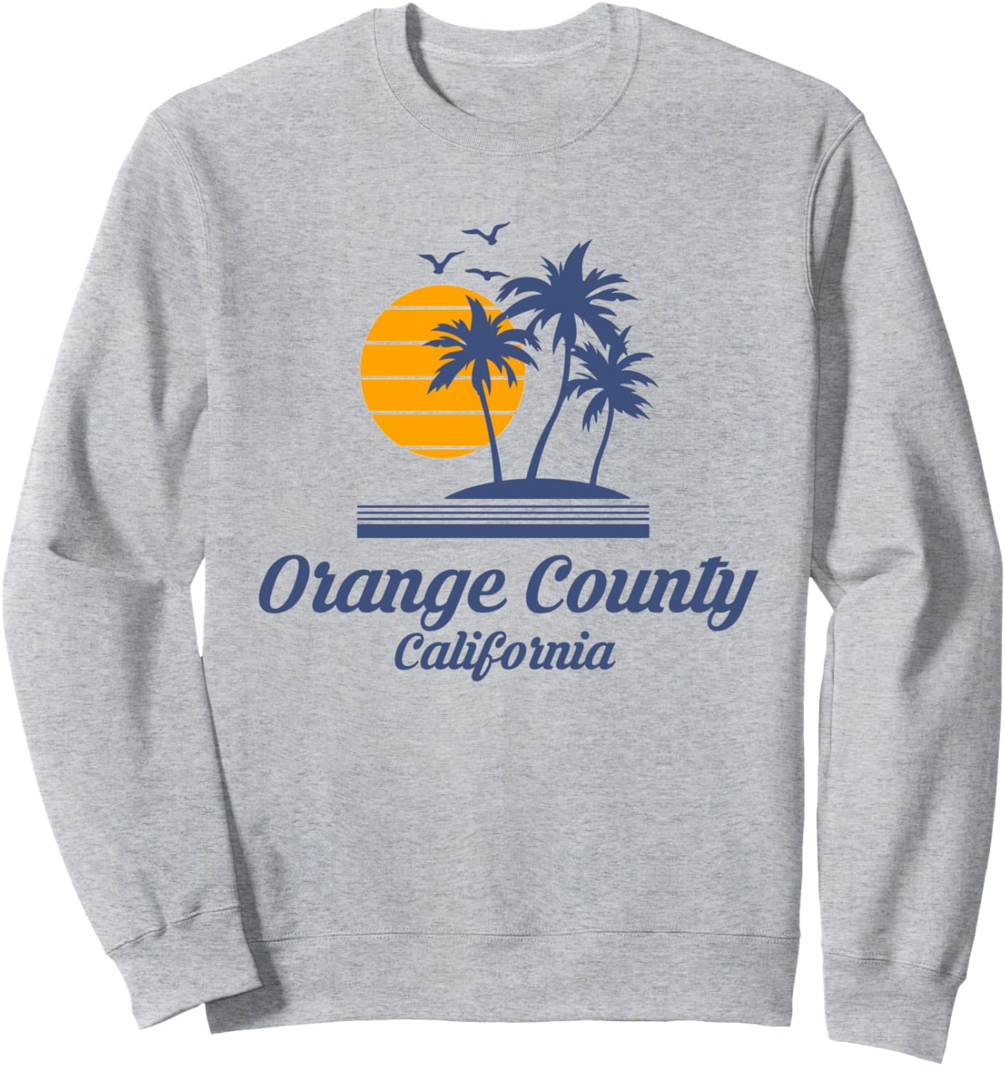 

Толстовка Orange County OC California Beach City CA, серая Gqzdwglzqb Designz