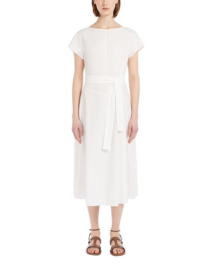 

Магма Хлопковое платье Weekend Max Mara, белый