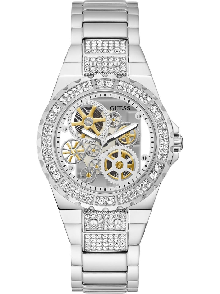 

Guess Аналоговые женские часы серебристого цвета