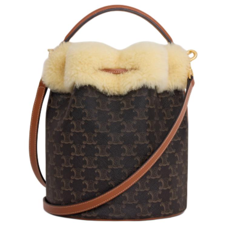 Сумка через плечо Triomphe Clara из коровьей кожи, кроссбоди для женщин, цвет Tawny CELINE, basic set (bag+dust bag) — фото 3