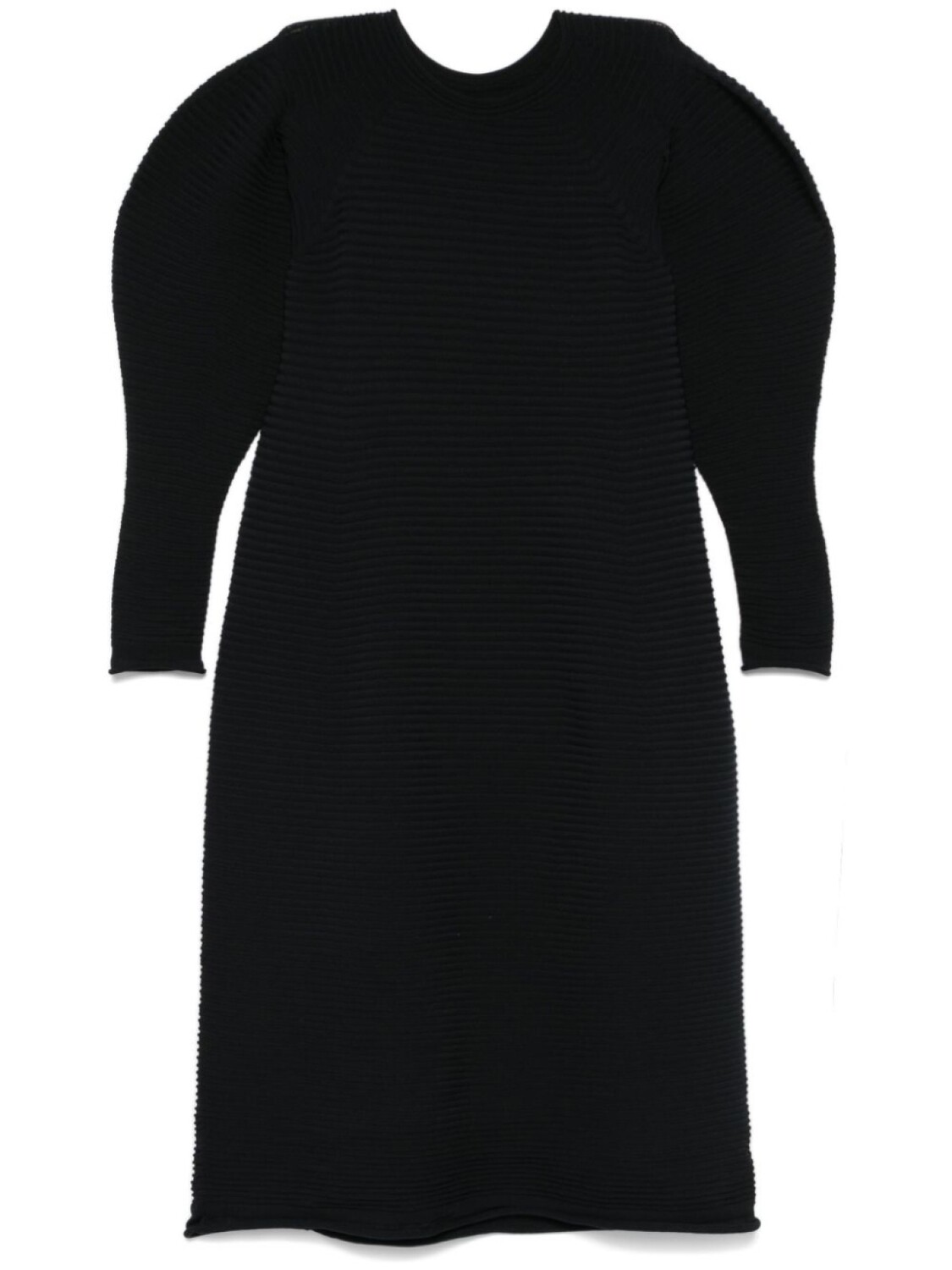 

Pleats Please Issey Miyake платье миди Powan, черный