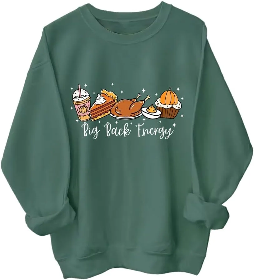 

Свитшот Big Back Energy с длинным рукавом SIMJEW