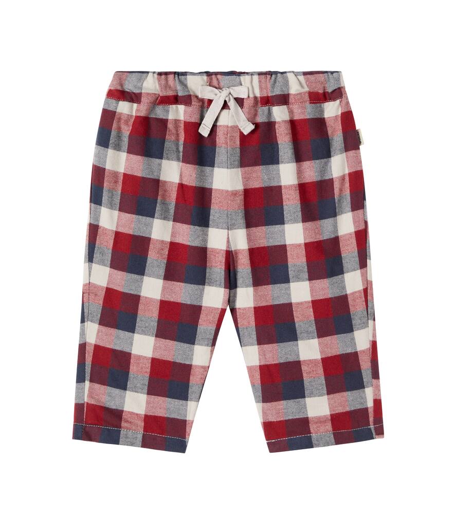 

Детские штанишки из клетчатого хлопка Arne Wheat, Red Blue Check