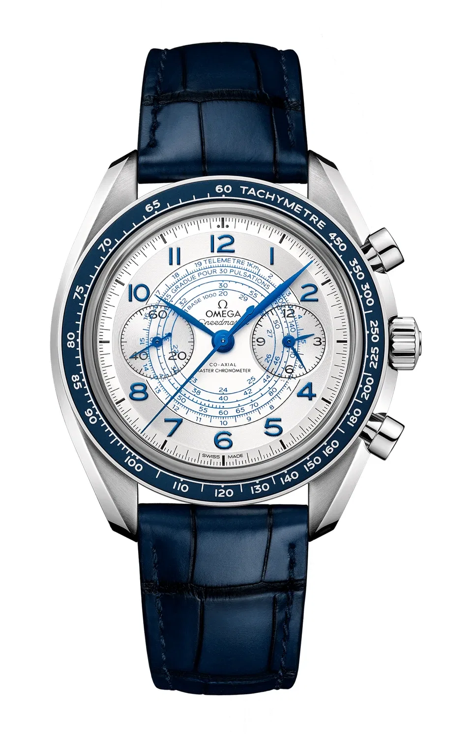 СПИДМАСТЕР ХРОНОСКОП CO-AXIAL MASTER CHRONOMETER ХРОНОГРАФ 43 ММ - 329.33.43.51.02.001 OMEGA, серебряный