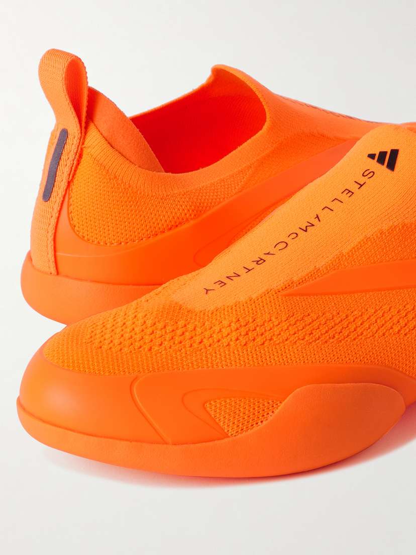 Кроссовки Primeknit с резиновой отделкой для тхэквондо Adidas By Stella Mccartney, оранжевый — фото 4