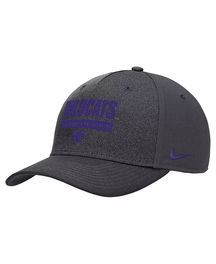 

Мужская темно-серая кепка Kansas State Wildcats 2024 Sideline Performance Adjustable Nike