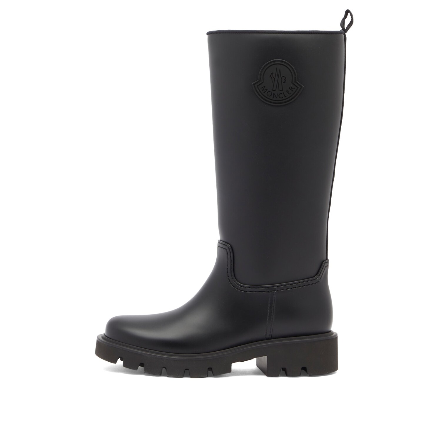 

Ботинки Moncler Kickstream High Rain Boots, черный