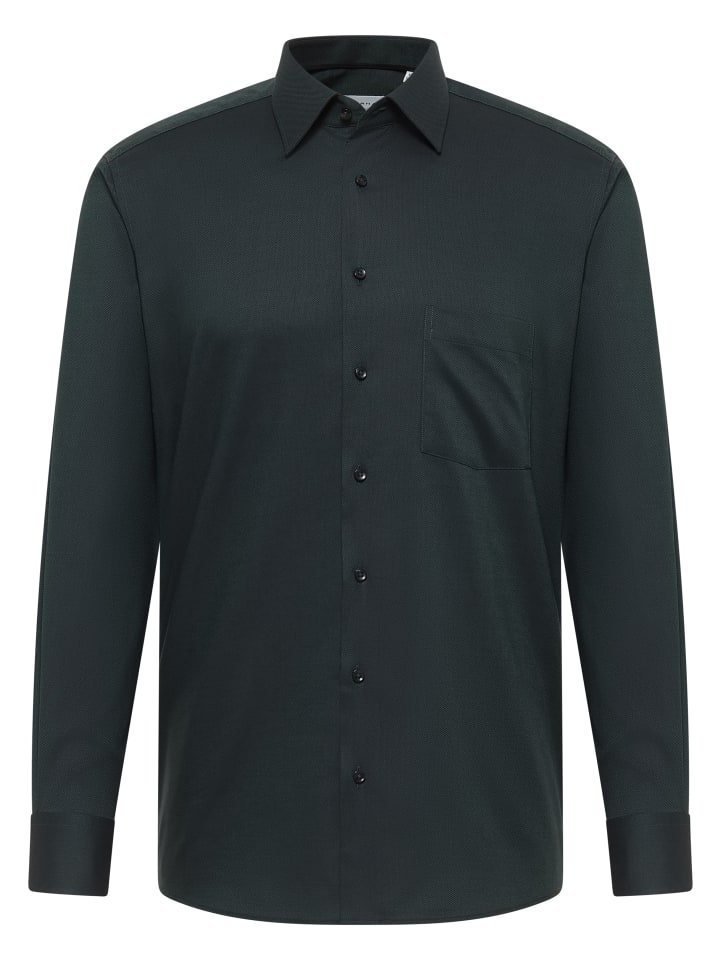 

Рубашка MODERN FIT темно-зеленого цвета Eterna