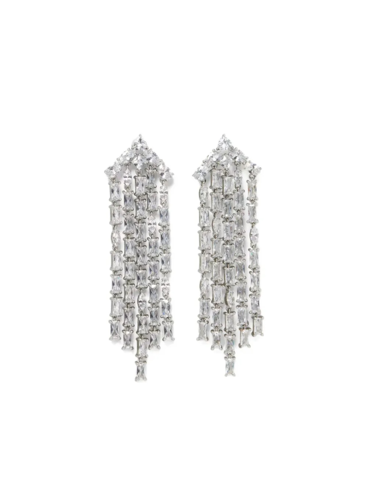 

Серьги Kate Spade Showtime Fringe, серебряный