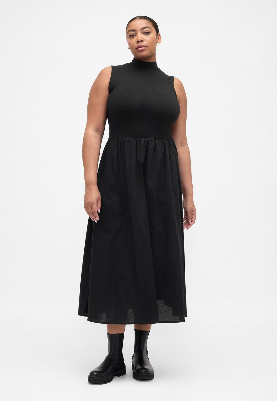 

Платье GAP MOCK NECK MIXED MEDIA, Black