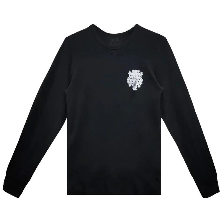 

Футболка Chrome Hearts Dagger Long-Sleeve Thermal T-Shirt, Black