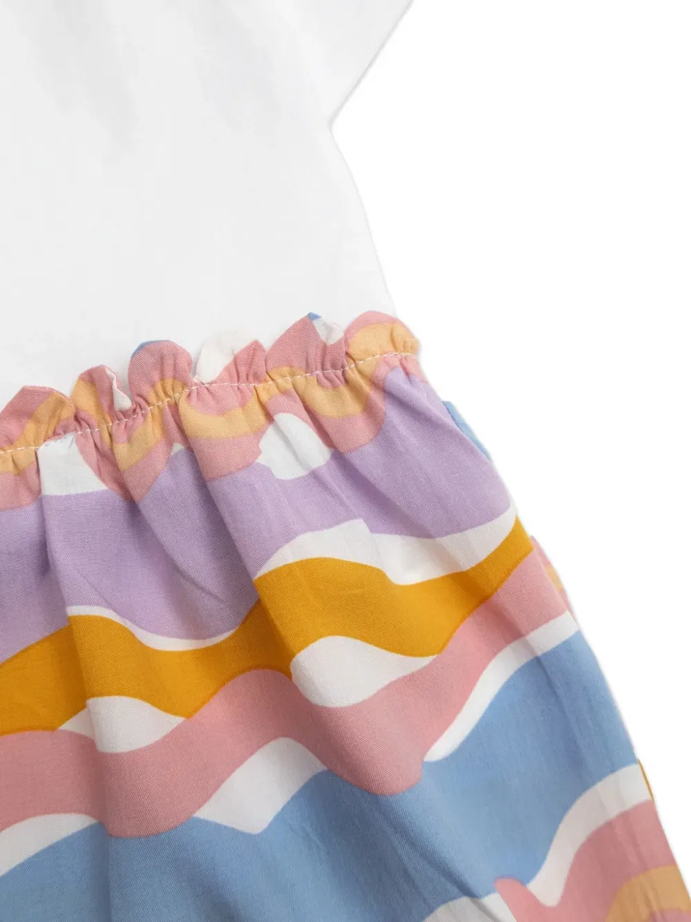 Футболка с узором Stella Mccartney Kids, белый — фото 3