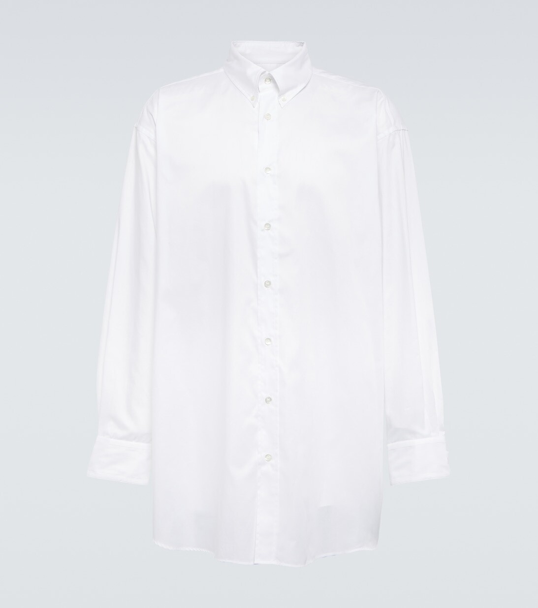 

Рубашка из хлопкового поплина Maison Margiela, белый