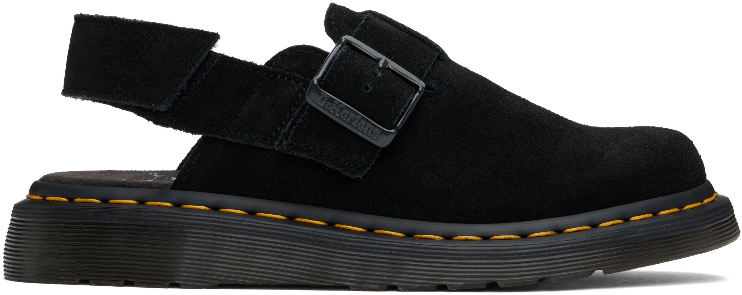 Замшевые мюли с открытой пяткой Jorge II Dr. Martens