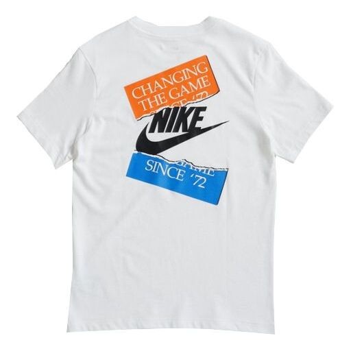 

Футболка спортивная nsw logo круглый вырез короткий рукав Nike, белый