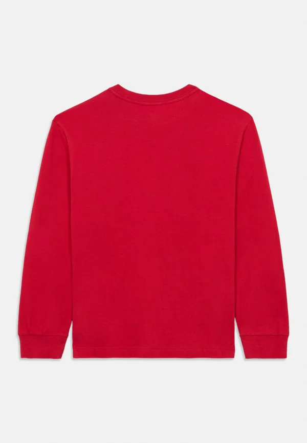 Детская свободная футболка с длинными рукавами и графическим принтом Gap, Modern Red — фото 2