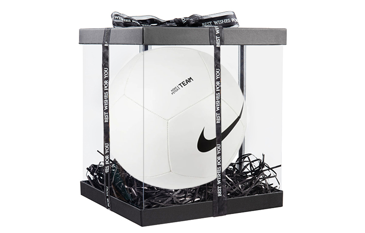 

Nike Размер 5 футбольный мяч PU машинной строчки унисекс white