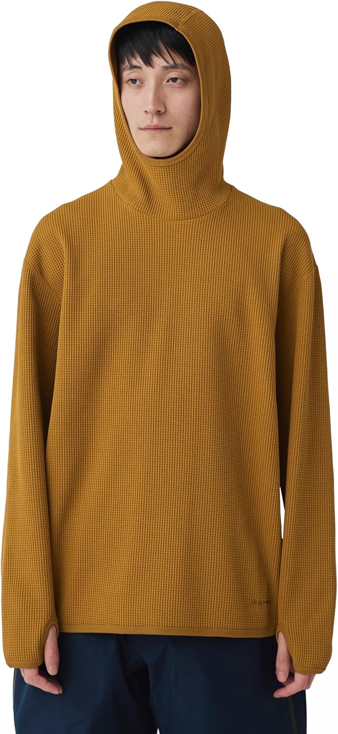 

Толстовка с капюшоном Snow Peak Dry Waffle Hoodie Sweatshirt Hooded - SW-25SU011, горчичный, Желтый, Толстовка с капюшоном Snow Peak Dry Waffle Hoodie Sweatshirt Hooded - SW-25SU011, горчичный