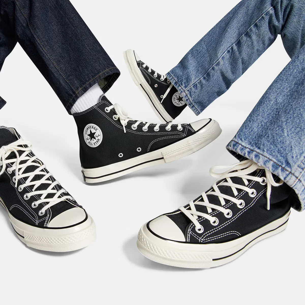 Повседневные кроссовки унисекс Chuck Taylor All Star 70 HI Converse, чёрный — фото 2