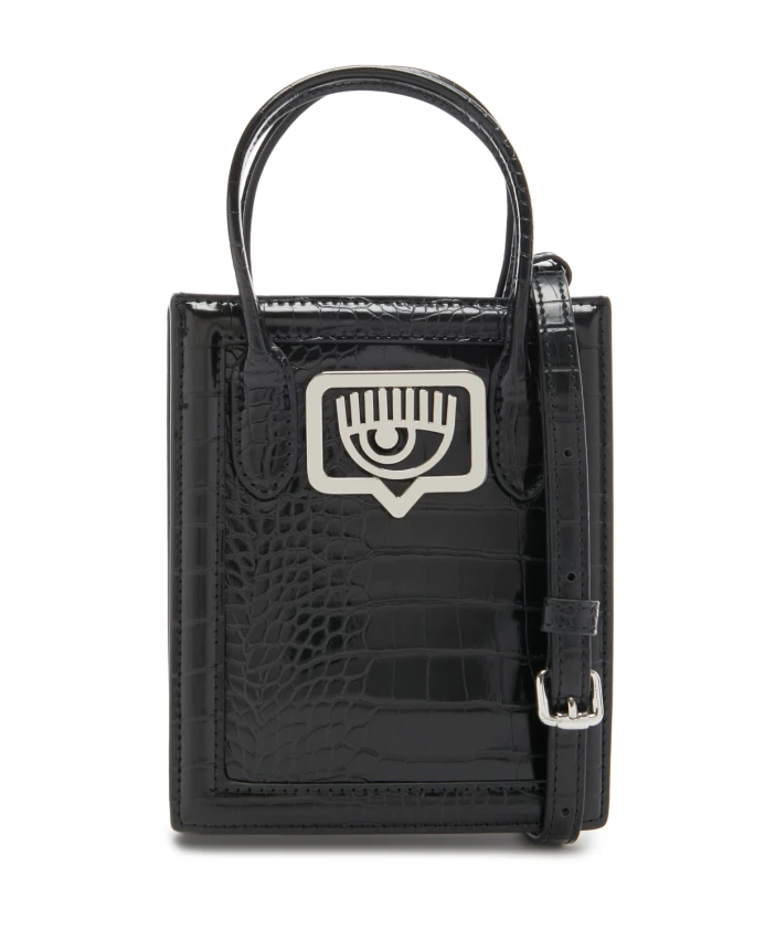 

Черная сумка через плечо из искусственной кожи Chiara Ferragni Collection, черный