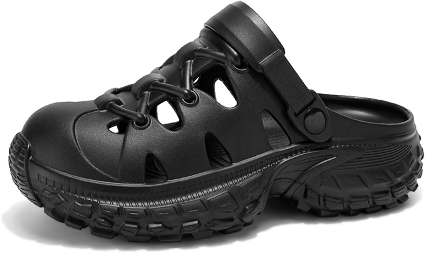 

Унисекс сабо с платформой, легкий материал EVA, дышащие, открытые, для работы, с закрытым круглым носком, слипоны-сандалии для мужчин и женщин, для отдыха на улице, пляжа, бассейна, вечеринки, кемпинга, походов и повседневной носки Psieicwm, чер...