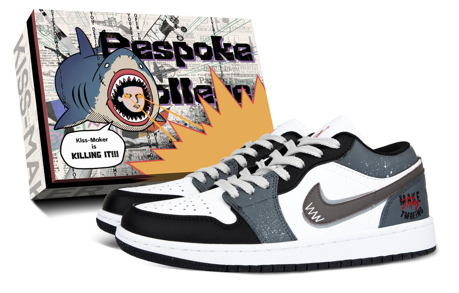 

Jordan кроссовки Air 1 Cushioning низкие винтажные баскетбольные Unisex Gray